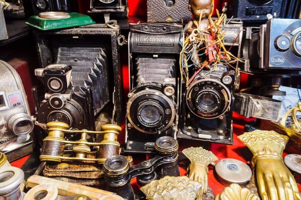 Attrezzatura fotografica e cinematografica d'antiquariato