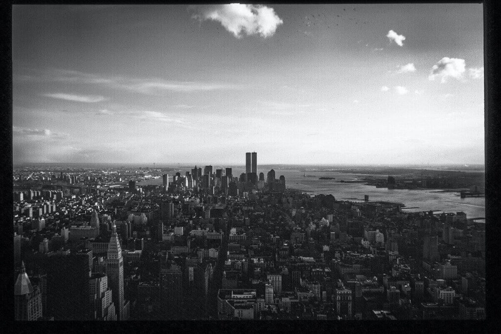 veduta dall'alto di New York