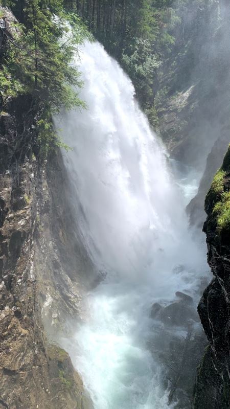 terza cascata di Riva Campo Tures weekend Trentino Alto Adige