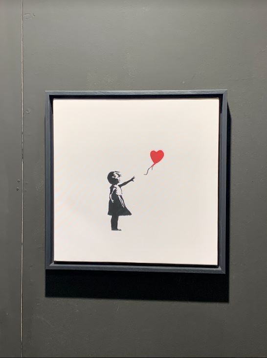 Stampa di Girl with Balloon in The World of Banksy