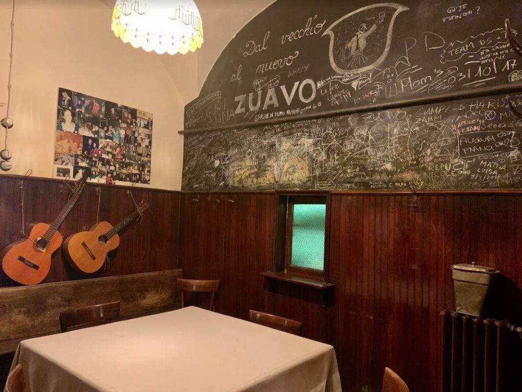 Salone con foto VIP e dediche sulle pareti Zuavo Cuneo