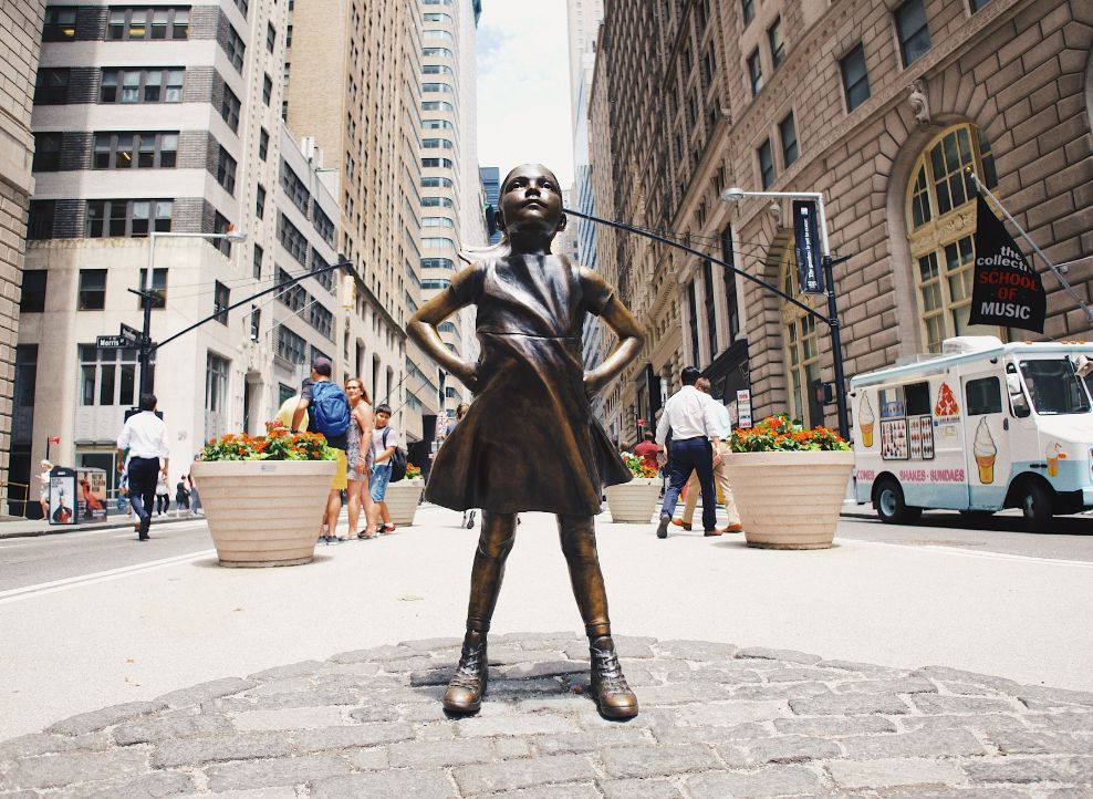 Statua in bronzo: "Fearless Girl"