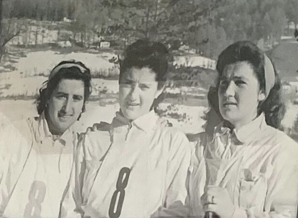 Catterina (Rina) Tosello, Margherita (Rita) Bottero ed Elisabetta (Bettina) Bellone